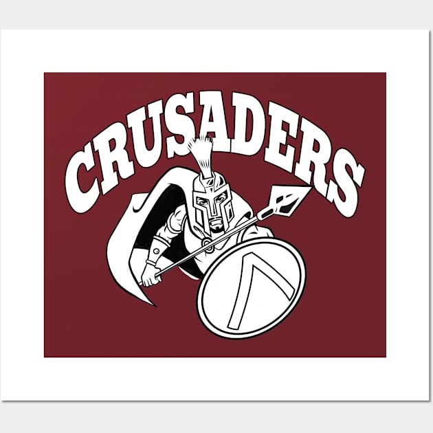 Crusaders Mascot Wall Art by Generic Mascots